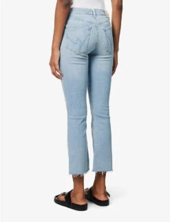 CITIZENS OF HUMANITY Isola Faded Flared Mid-rise Stretch-denim Jeans -Whistlkes Style R04148280 LYRICLTINDIGO ALT03