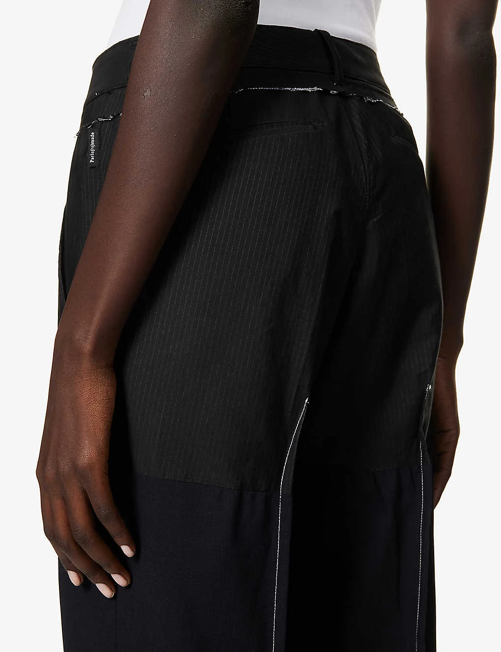 Deconstructed Straight-leg Mid-rise Upcycled Trousers 8 Deconstructed Straight-leg Mid-rise Upcycled Trousers - Image 6