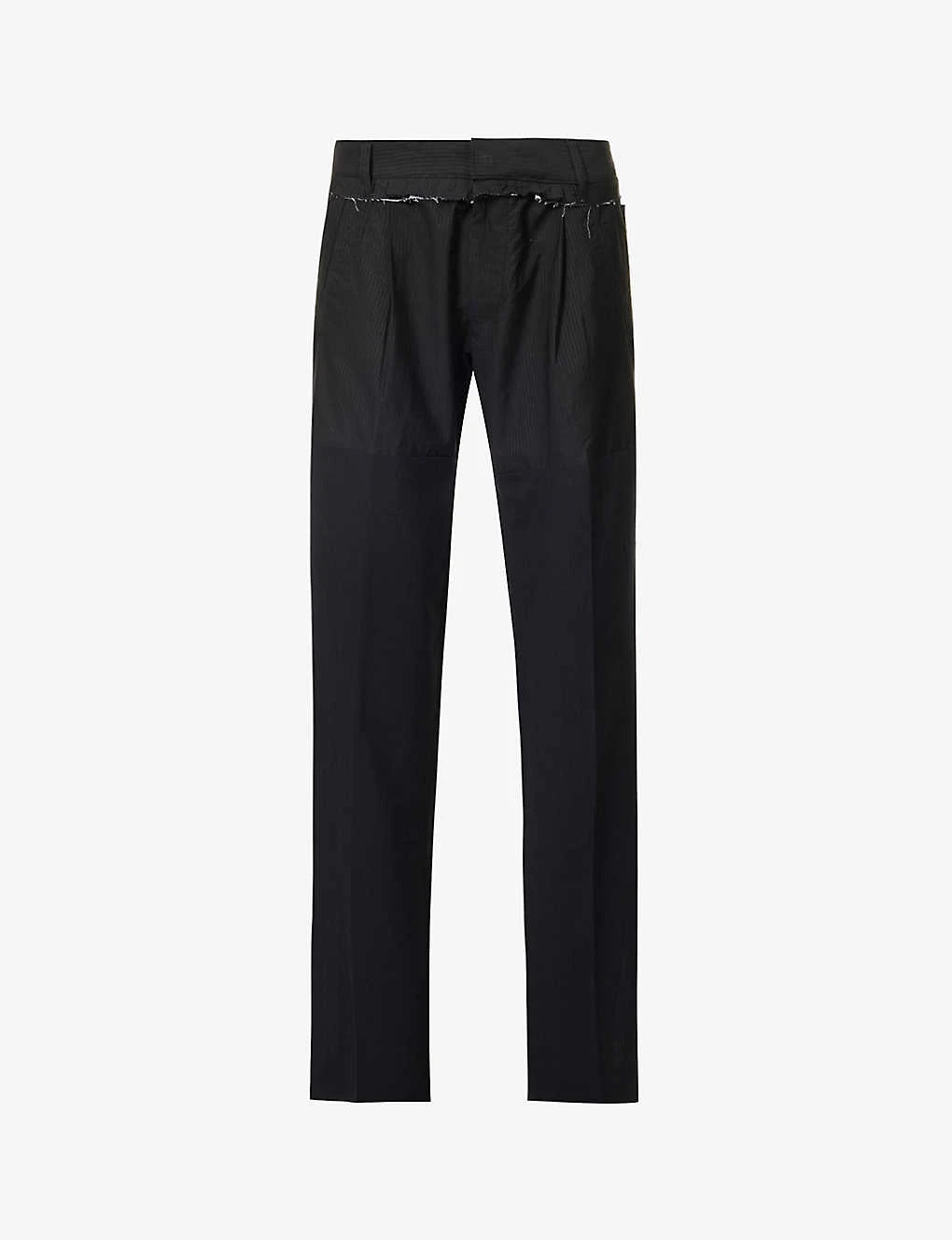 Deconstructed Straight-leg Mid-rise Upcycled Trousers 3 Deconstructed Straight-leg Mid-rise Upcycled Trousers