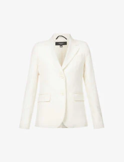 Weekend Max Mara Uva Notched-lapel Regular-fit Stretch-woven Blazer