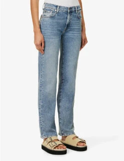 7 For All Mankind Ellie Straight-leg Mid-rise Stretch-denim Jeans -Whistlkes Style R04152115 LUXEVINTAGESELFMADE ALT02