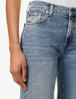 7 For All Mankind Ellie Straight-leg Mid-rise Stretch-denim Jeans -Whistlkes Style R04152115 LUXEVINTAGESELFMADE ALT04