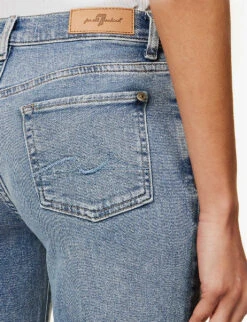 7 For All Mankind Ellie Straight-leg Mid-rise Stretch-denim Jeans -Whistlkes Style R04152115 LUXEVINTAGESELFMADE ALT05