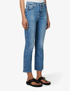 7 For All Mankind Slim Kick Mid-rise Stretch-denim Jeans -Whistlkes Style R04152116 SLIMILLUSIONWITHIN ALT02