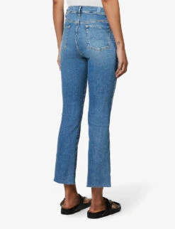 7 For All Mankind Slim Kick Mid-rise Stretch-denim Jeans -Whistlkes Style R04152116 SLIMILLUSIONWITHIN ALT03