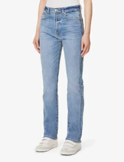 7 For All Mankind Easy Slim Skinny High-rise Stretch-denim Jeans -Whistlkes Style R04152124 TRIBECALIGHT ALT02