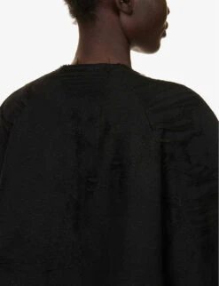 Kady Shawl-collar Cotton And Linen-blend Jacket -Whistlkes Style R04152516 BLACK ALT05