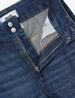 Paige Dion Straight-leg Mid-rise Stretch-denim Jeans -Whistlkes Style R04153164 GRACIELOU ALT07