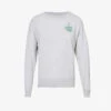 Comfort Logo-print Cotton-blend Sweatshirt -Whistlkes Style R04153705 LIGHTGREYMELANGE M