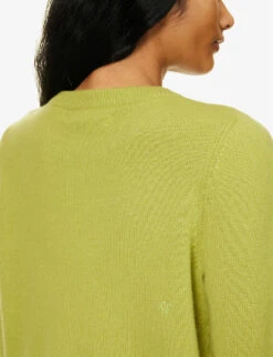 Essentials Scoop-neck Cashmere Jumper -Whistlkes Style R04155859 PUNCH ALT04
