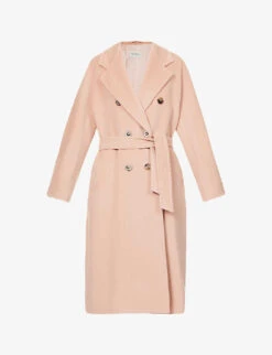 Max Mara Madame Double-breasted Wool And Cashmere-blend Coat
