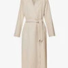 Max Mara Ottico Belted Stretch-wool Coat