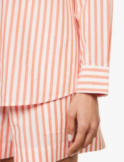 RAILS Arlo Striped Regular-fit Cotton-blend Shirt -Whistlkes Style R04158667 LESISTRIPE ALT05