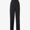 Straight-leg Mid-rise Wool Trousers
