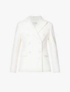 Max Mara Stresa Double-breasted Cotton-wool Blend Jacket
