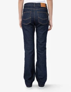 Zadig & Voltaire Emile Wide-leg Mid-rise Stretch-denim Jeans -Whistlkes Style R04164059 BRUT ALT03