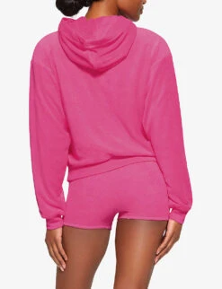 Terry Lounge Regular-fit Cotton-blend Hoody -Whistlkes Style R04164398 WATERMELON ALT03