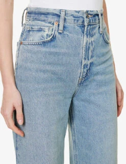 CITIZENS OF HUMANITY Paloma Straight-leg Mid-rise Organic-cotton Denim Jeans -Whistlkes Style R04164577 DAYDREAMORGANIC ALT04