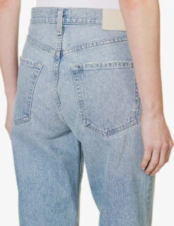 CITIZENS OF HUMANITY Devi Straight-leg Mid-rise Jeans -Whistlkes Style R04164579 WEATHERLY ALT05