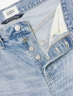 CITIZENS OF HUMANITY Devi Straight-leg Mid-rise Jeans -Whistlkes Style R04164579 WEATHERLY ALT06