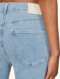 CITIZENS OF HUMANITY Jolene Whiskered High-rise Slim-leg Stretch-denim Jeans -Whistlkes Style R04164580 PIXIE ALT04