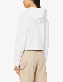 Palm Angels Graphic-print Branded Cotton-jersey Hoody -Whistlkes Style R04166262 OFFWHITELIGHTGREY ALT03