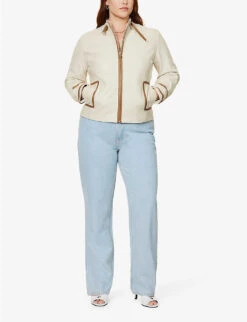 GOOD AMERICAN Good '90s Straight-leg Mi-rise Denim-blend Jeans -Whistlkes Style R04166600 INDIGO498 ALT01