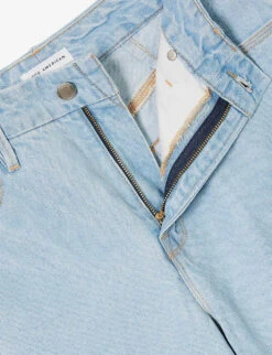 GOOD AMERICAN Good '90s Straight-leg Mi-rise Denim-blend Jeans -Whistlkes Style R04166600 INDIGO498 ALT07