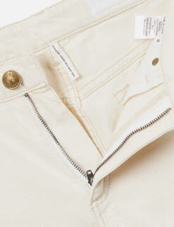 Rag & Bone Baggy Dre Straight-leg Low Rise Jeans -Whistlkes Style R04166662 ECRU ALT05