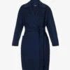 Paris Self-tie Wool Coat -Whistlkes Style R04167350 NAVY M