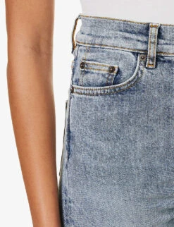 Fuji Wide-leg Mid-rise Organic Denim-blend Jeans -Whistlkes Style R04167926 VINTAGE97 ALT04