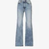 Fuji Wide-leg Mid-rise Organic Denim-blend Jeans