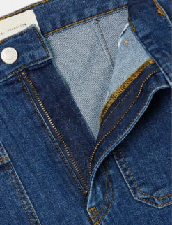 St Monica Flared High-rise Organic Denim-blend Jeans -Whistlkes Style R04167930 VINTAGE95 ALT06