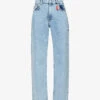 FIORUCCI Patti Graphic-print Straight-leg Mid-rise Organic-denim Jeans