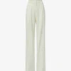 Reiss Liana Mid-rise Wide-leg Stretch-woven Trousers
