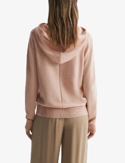 Reiss Agnes Relaxed-fit Wool-blend Hoody -Whistlkes Style R04169304 NEUTRAL ALT03