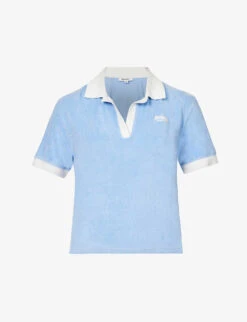 Sporty & Rich X Prince Brand-embroidered Cotton Top