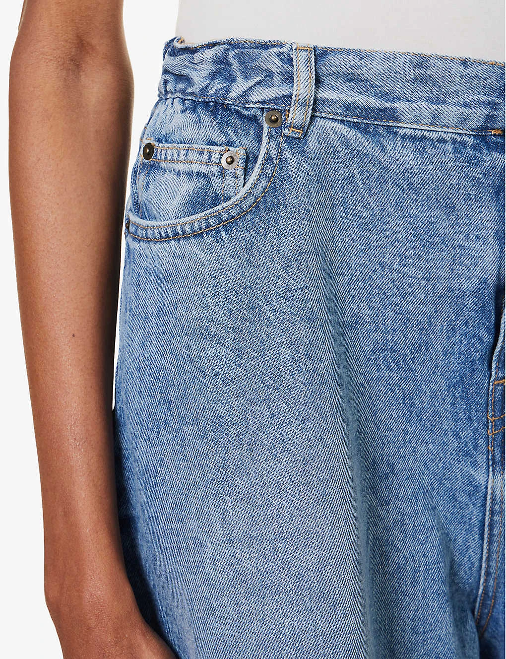 Sasha Wide-leg Mid-rise Denim Jeans 7 Sasha Wide-leg Mid-rise Denim Jeans - Image 5