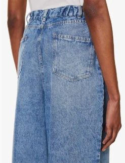 Sasha Wide-leg Mid-rise Denim Jeans 13 Sasha Wide-leg Mid-rise Denim Jeans -Whistlkes Style R04173162 WORNWASH ALT05