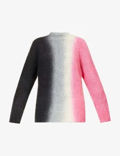 Whistlkes Style 15 Sacai Tie-dye Wool-blend Knitted Jumper