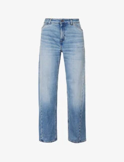 ME AND EM Twisted-seam Stretch-organic Jeans