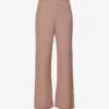Narine Wide-leg Cotton-blend Trousers -Whistlkes Style R04183730 MAUVEMIST M