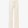 Levanzo Wide-leg Mid-rise Recycled Cotton-blend Knitted Trousers