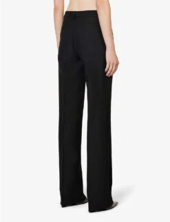 Philosophy Di Lorenzo Serafini Straight-leg Mid-rise Woven Trousers -Whistlkes Style R04183935 BLACK ALT03