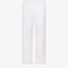 Seafolly Wide-leg Mid-rise Cotton Trousers