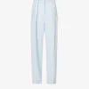 Tansy Wide-leg High-rise Pleated Trousers -Whistlkes Style R04186467 BLUEPINSTRIPE M