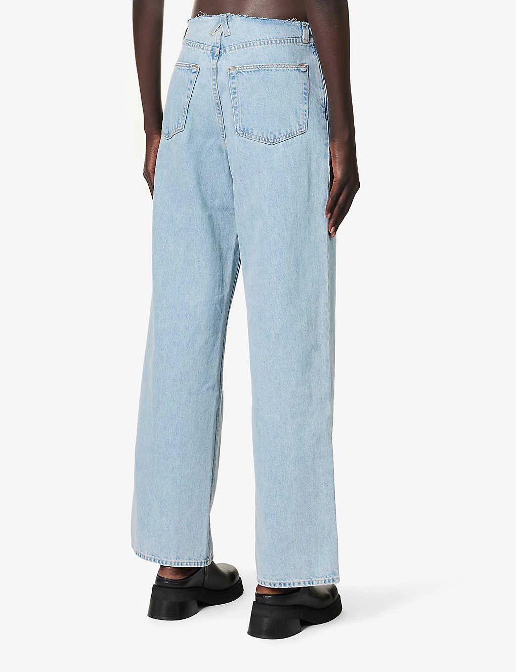 Kennedy Raw-waistband Wide-leg Mid-rise Jeans 6 Kennedy Raw-waistband Wide-leg Mid-rise Jeans - Image 4