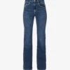 Sophie Flared-leg Mid-rise Cotton-blend Jeans