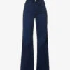 FRAME Le Palazzo Wide-leg High-rise Stretch-denim Jeans -Whistlkes Style R04187481 FIONA M
