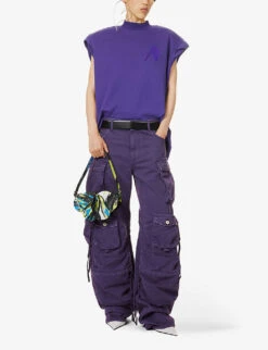 Fern Wide-leg Mid-rise Jeans -Whistlkes Style R04189008 PURPLE ALT01